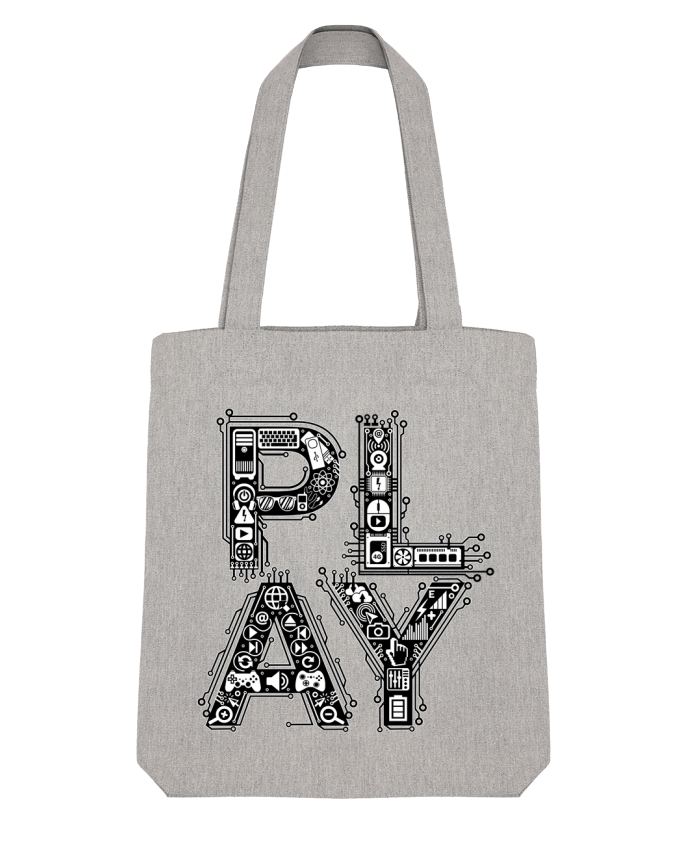 Tote Bag Stanley Stella Play typo gamer par Original t-shirt 