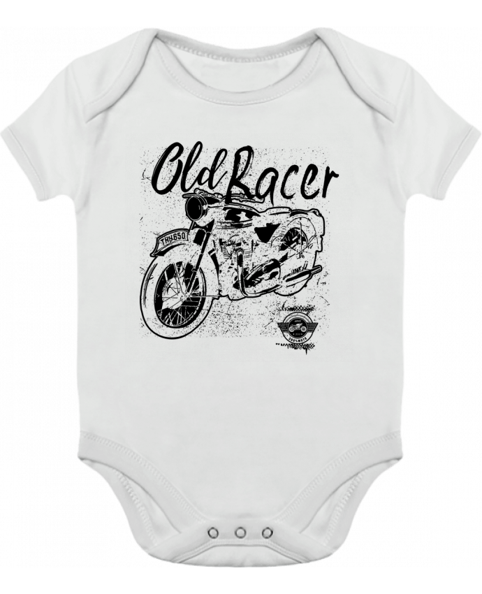 Body Bebé Contraste Vintage moto por Original t-shirt