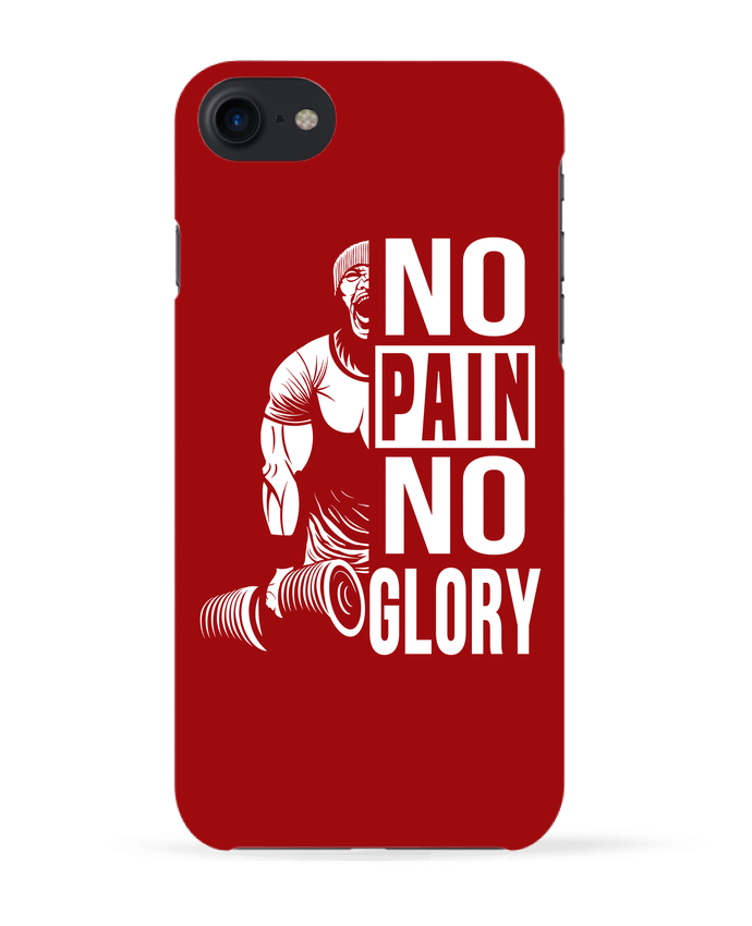 Case 3D iPhone 7 No pain no glory de Original t-shirt
