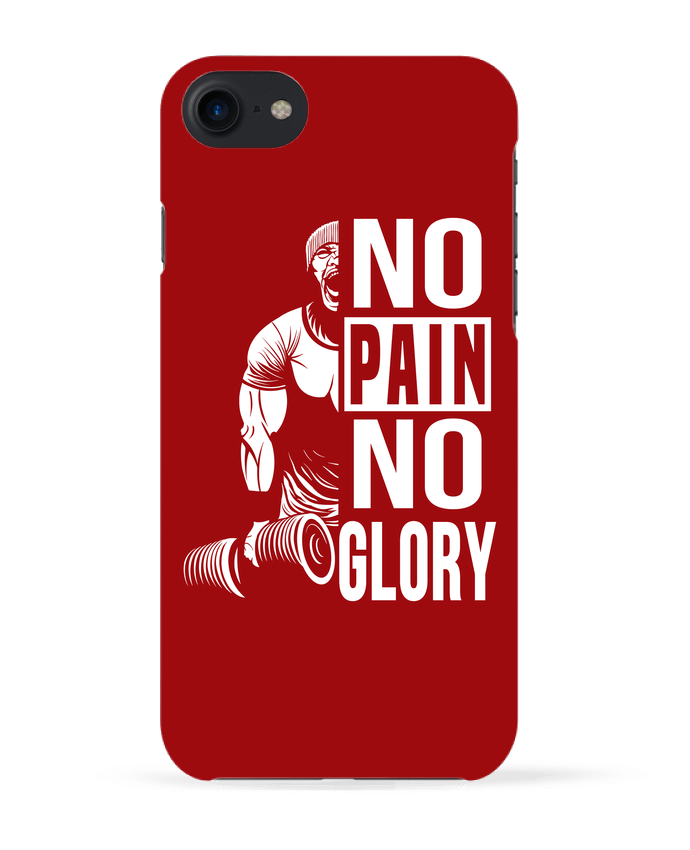 COQUE 3D Iphone 7 No pain no glory de Original t-shirt