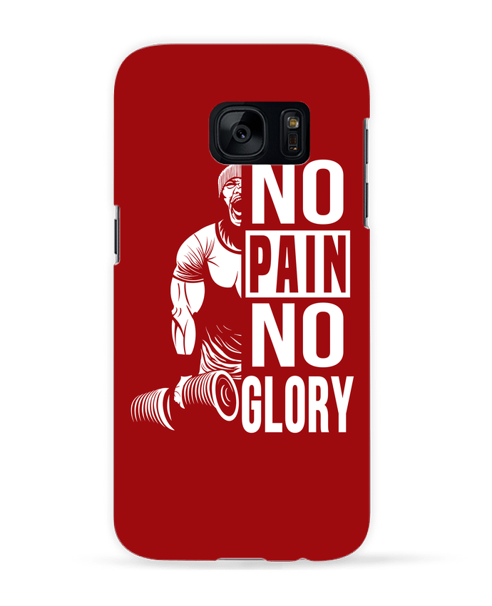 Case 3D Samsung Galaxy S7 No pain no glory by Original t-shirt