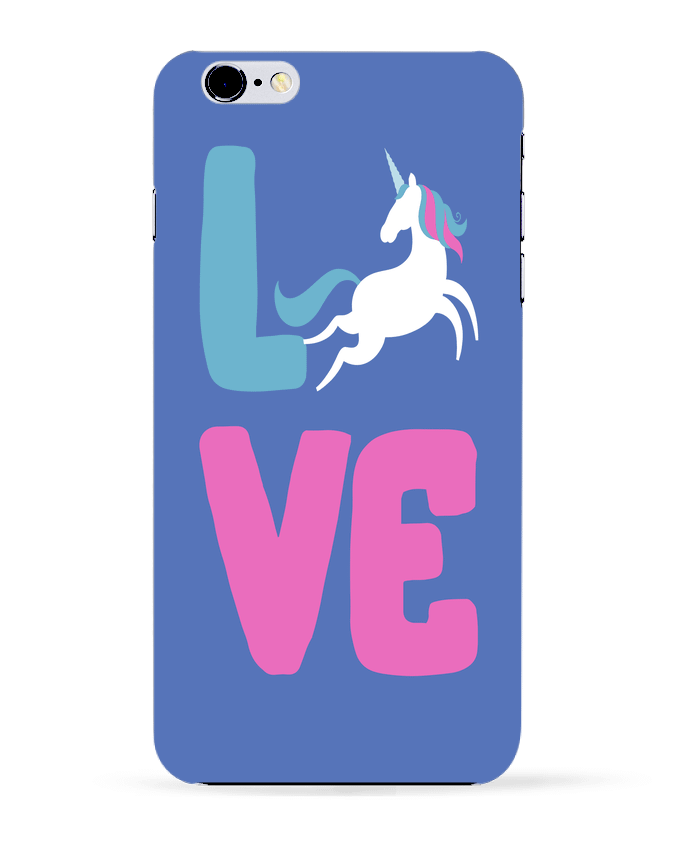 Case 3D iPhone 6+ Unicorn love de Original t-shirt