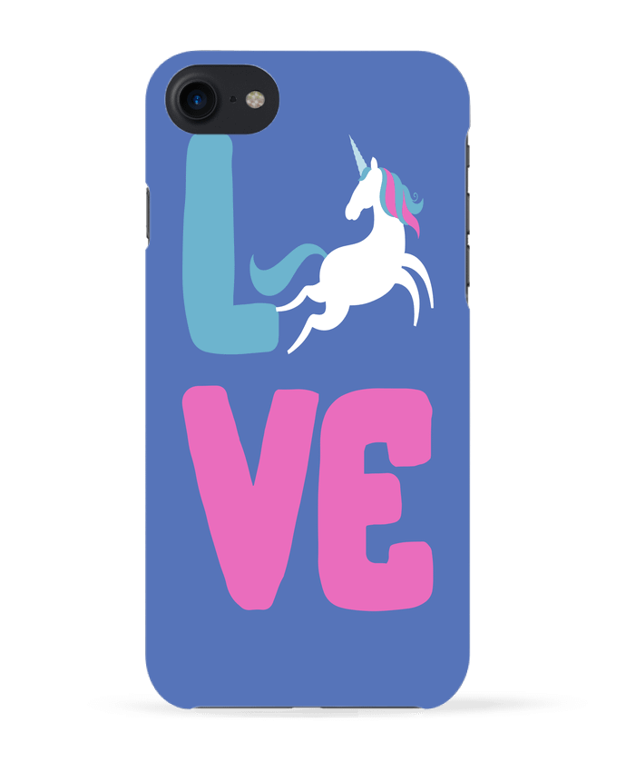 Case 3D iPhone 7 Unicorn love de Original t-shirt