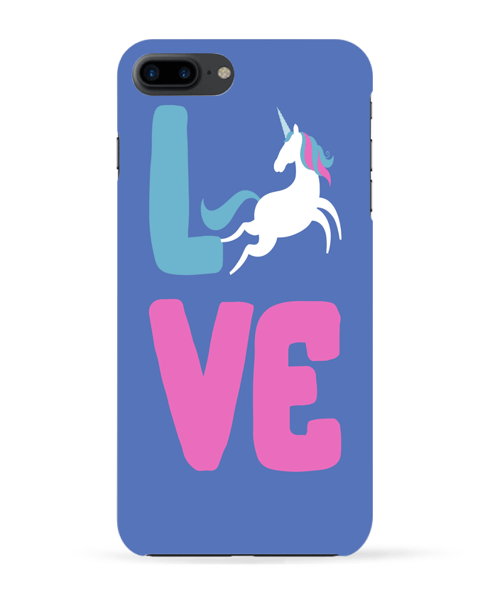 Case 3D iPhone 7+ Unicorn love by Original t-shirt