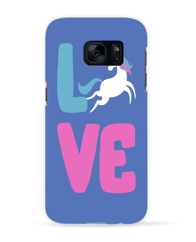 Coque 3D Samsung Galaxy S7  Unicorn love par Original t-shirt