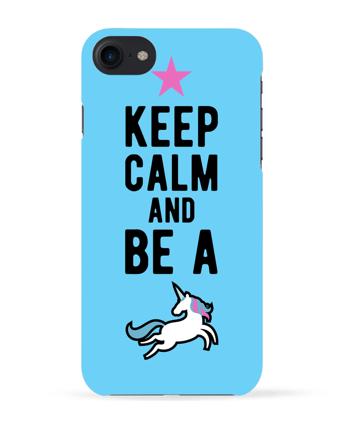 Case 3D iPhone 7 Be a unicorn humour licorne de Original t-shirt