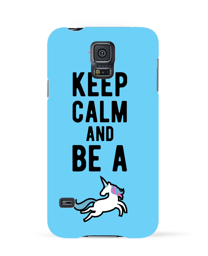 Case 3D Samsung Galaxy S5 Be a unicorn humour licorne by Original t-shirt