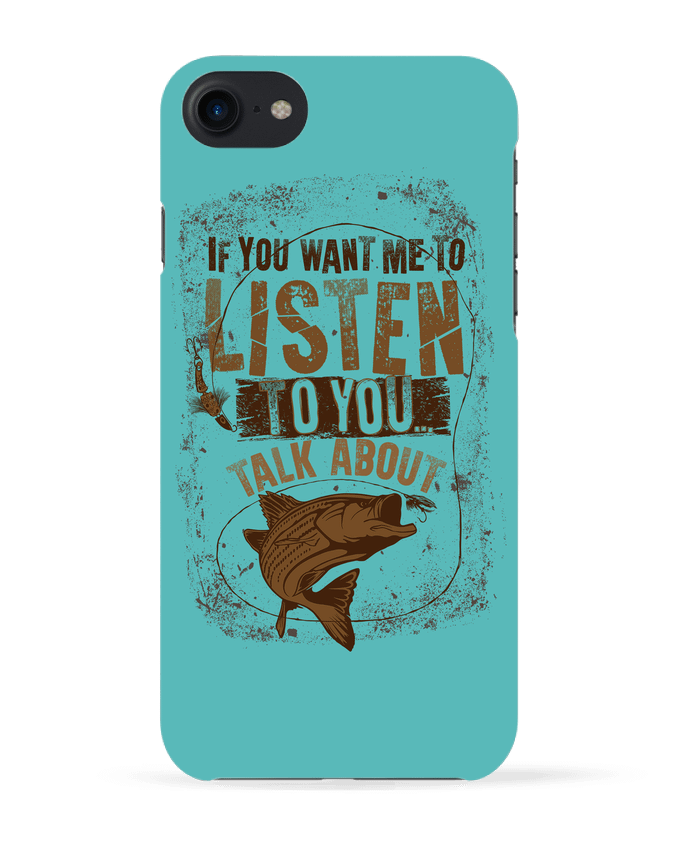 Case 3D iPhone 7 Talk about fishing de Original t-shirt