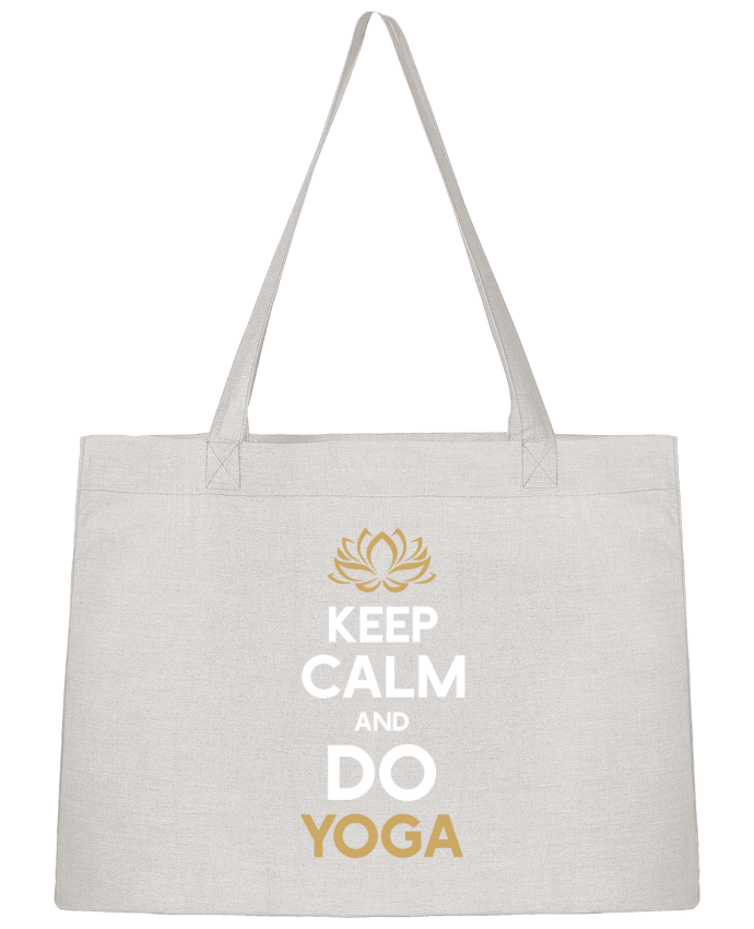 Shopping tote bag Stanley Stella Keep calm Yoga by Original t-shirt