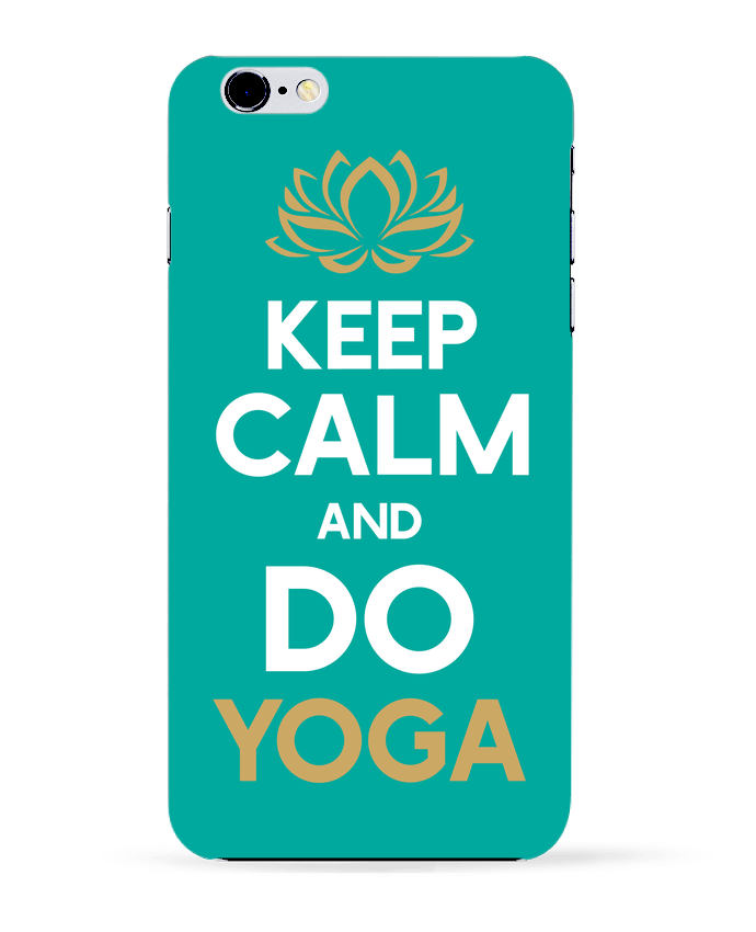 Carcasa Iphone 6+ Keep calm Yoga de Original t-shirt