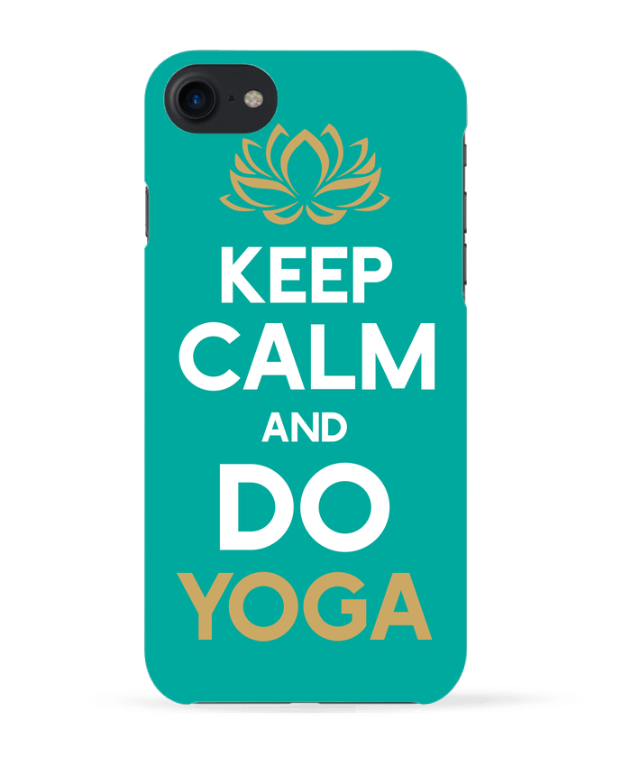 COQUE 3D Iphone 7 Keep calm Yoga de Original t-shirt