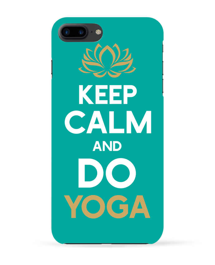 Carcasa Iphone 7+ Keep calm Yoga por Original t-shirt