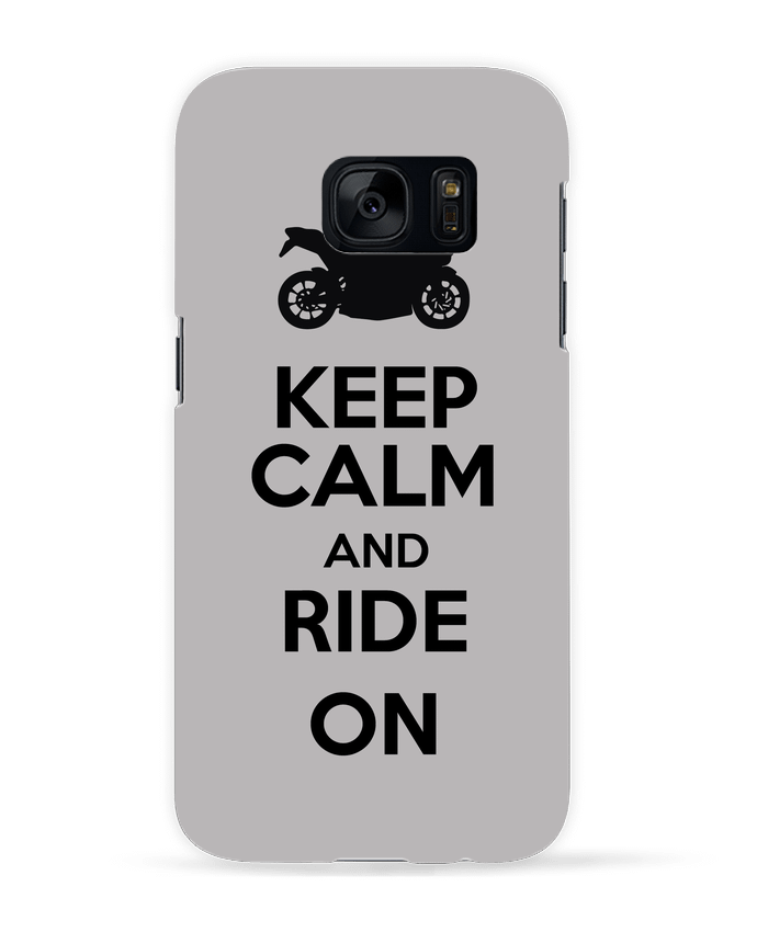 Coque 3D Samsung Galaxy S7  Keep calm Moto par Original t-shirt