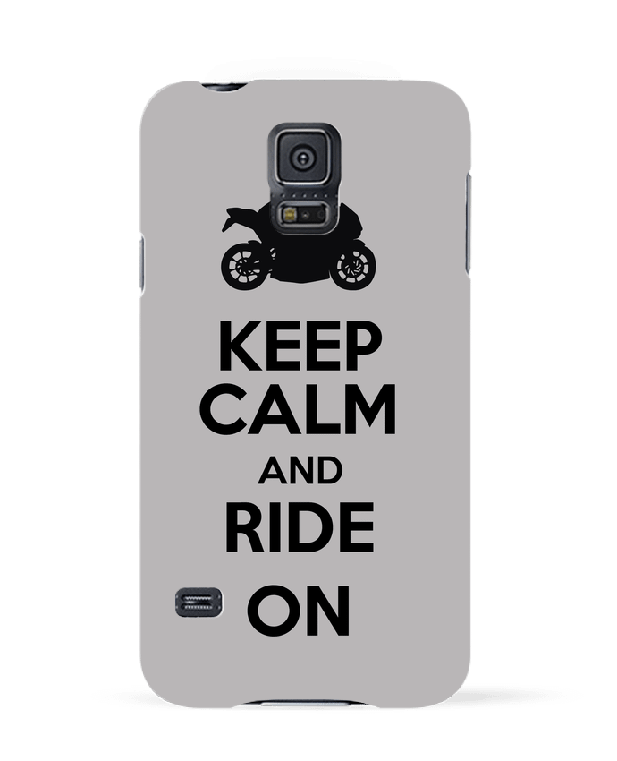 Case 3D Samsung Galaxy S5 Keep calm Moto by Original t-shirt