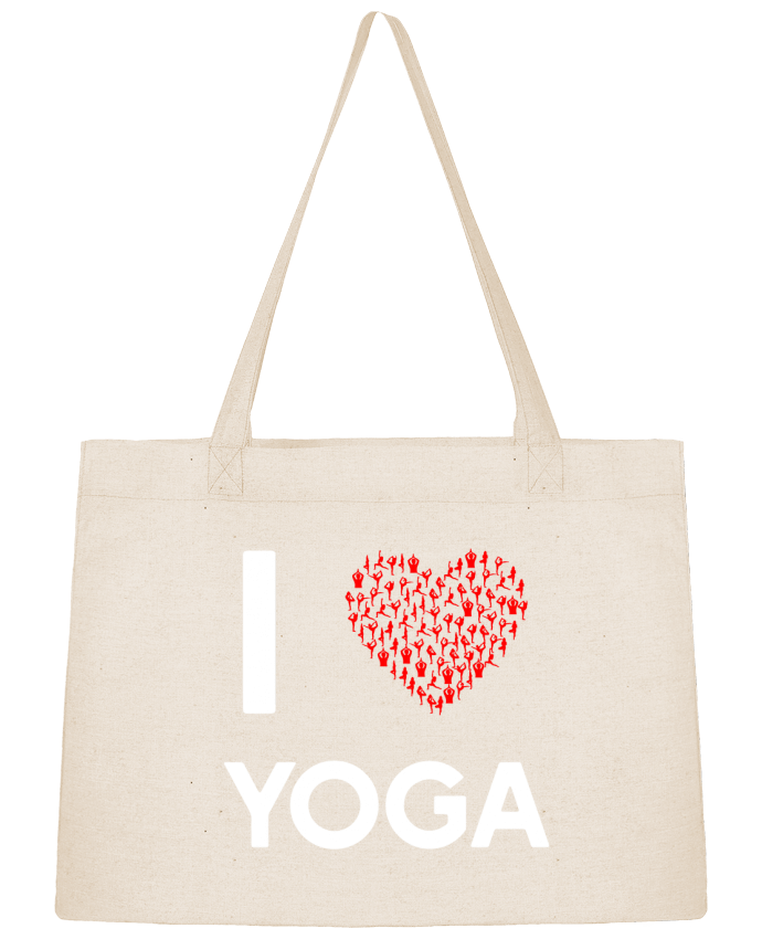 Shopping tote bag Stanley Stella I Love Yoga by Original t-shirt
