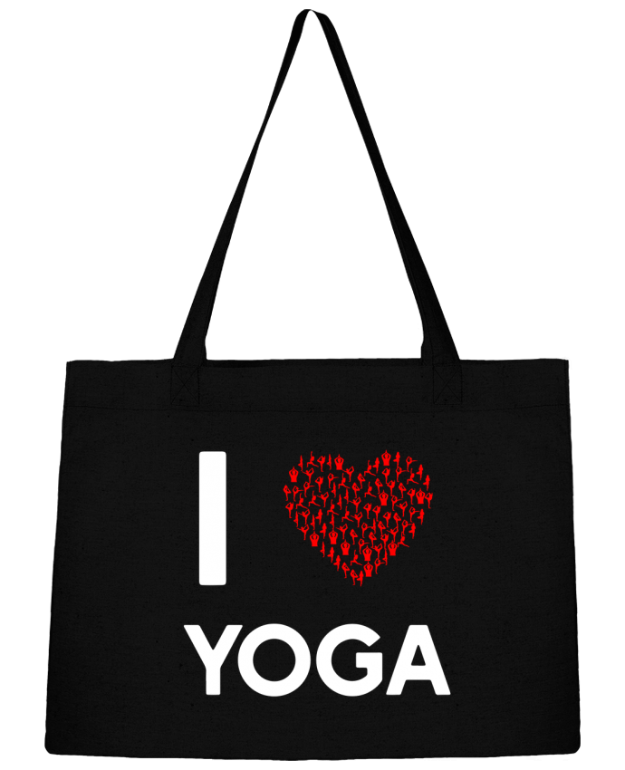 Shopping tote bag Stanley Stella I Love Yoga by Original t-shirt