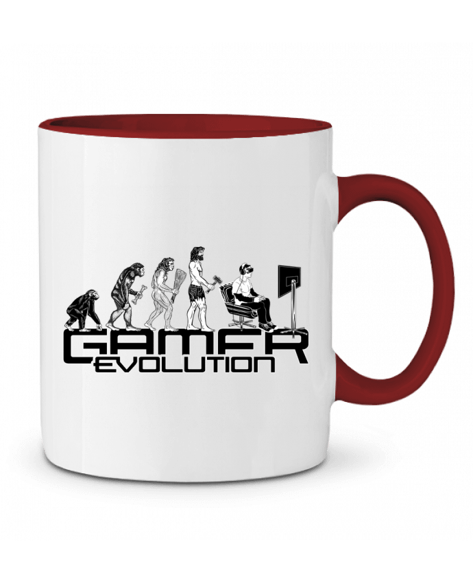Mug bicolore Gamer evolution Original t-shirt