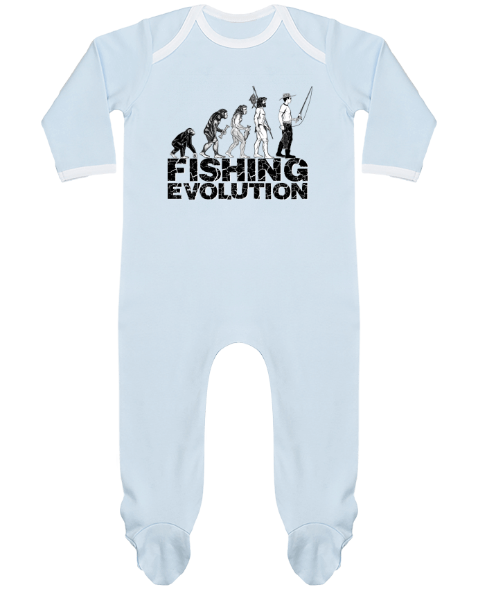 Body Pyjama Bébé Fishing evolution par Original t-shirt