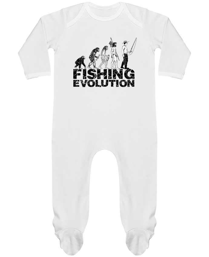 Baby Sleeper long sleeves Contrast Fishing evolution by Original t-shirt