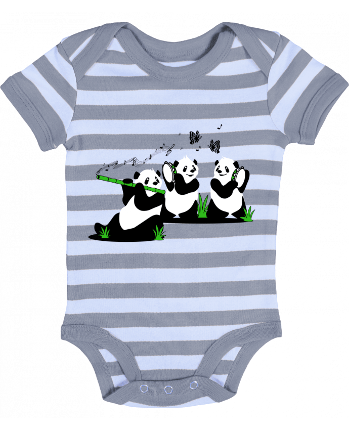 Baby Body striped panda's band - CoeurDeChoux