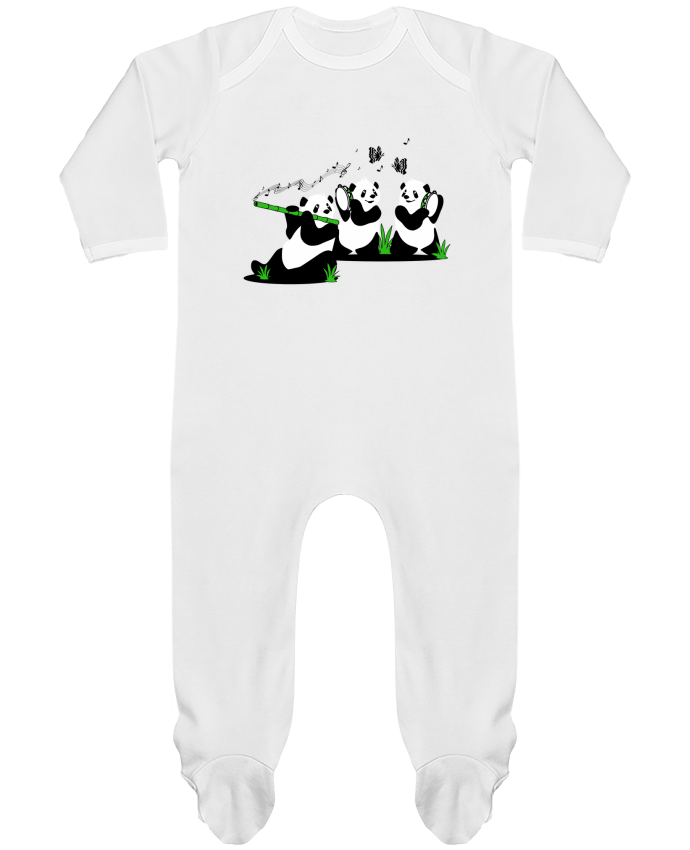 Body Pyjama Bébé panda's band par CoeurDeChoux