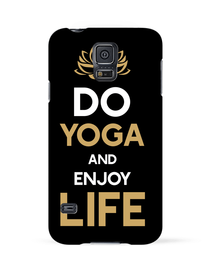 Coque Samsung Galaxy S5 Yoga Enjoy Life par Original t-shirt