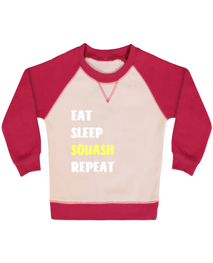 Sweatshirt Baby crew-neck sleeves contrast raglan Squash Lifestyle by Original t-shirt
