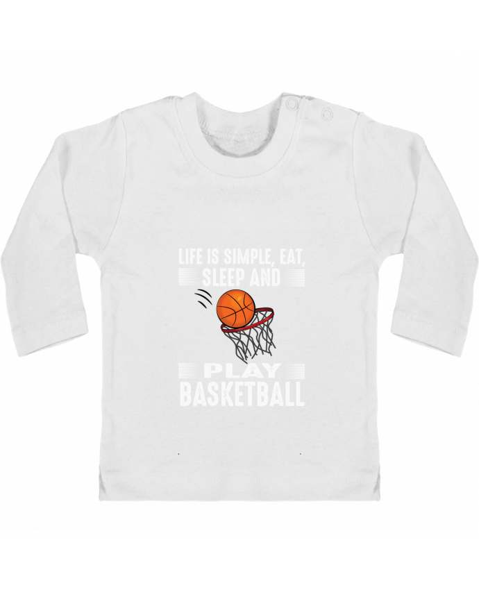 T-shirt bébé Basketball lifestyle manches longues du designer Original t-shirt