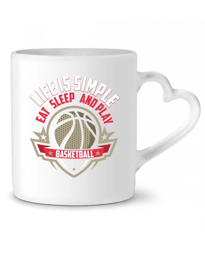 Mug coeur Basketball Lifestyle par Original t-shirt