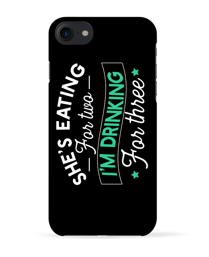 COQUE 3D Iphone 7 Drinking for 3 de Original t-shirt