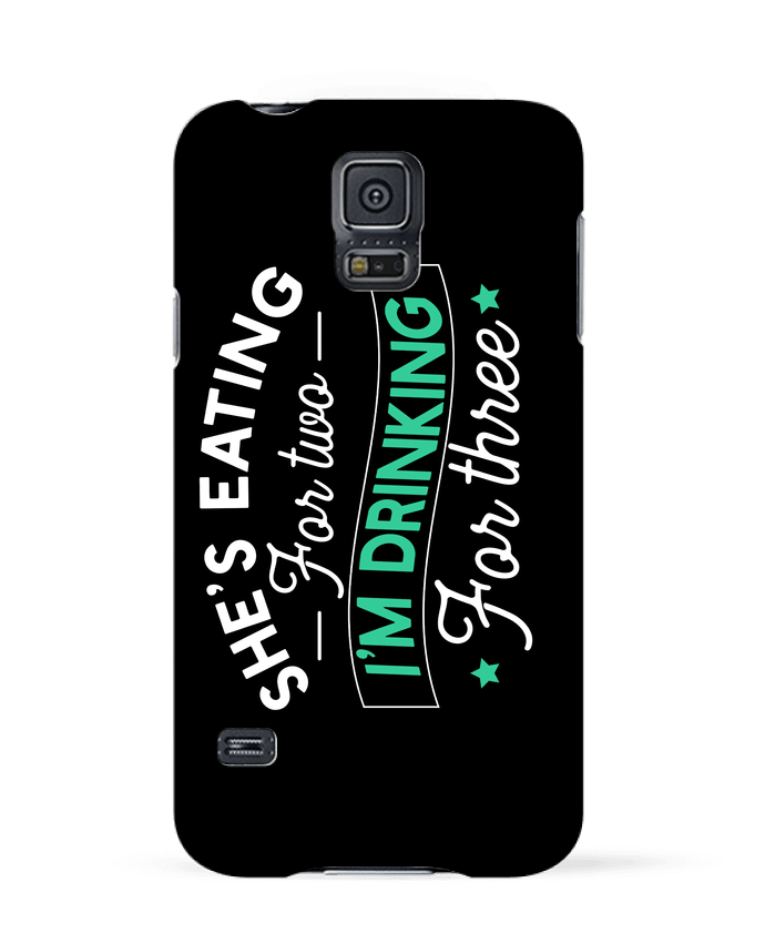 Case 3D Samsung Galaxy S5 Drinking for 3 by Original t-shirt