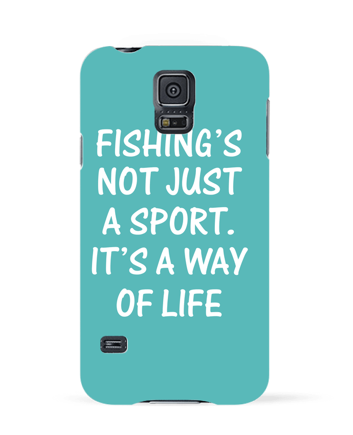 Case 3D Samsung Galaxy S5 Fishing way of life by Original t-shirt