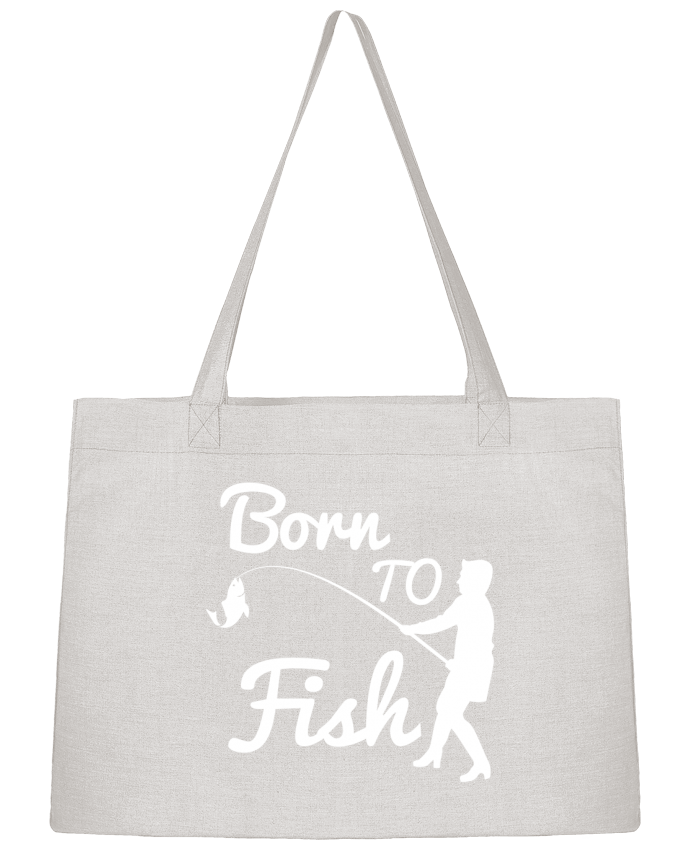 Shopping tote bag Stanley Stella Born to fish by Original t-shirt