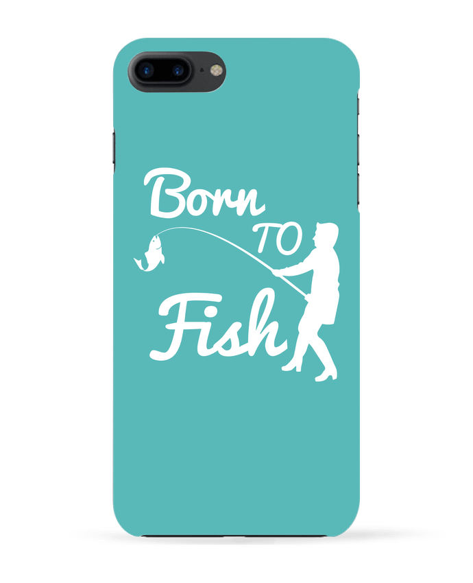Carcasa Iphone 7+ Born to fish por Original t-shirt