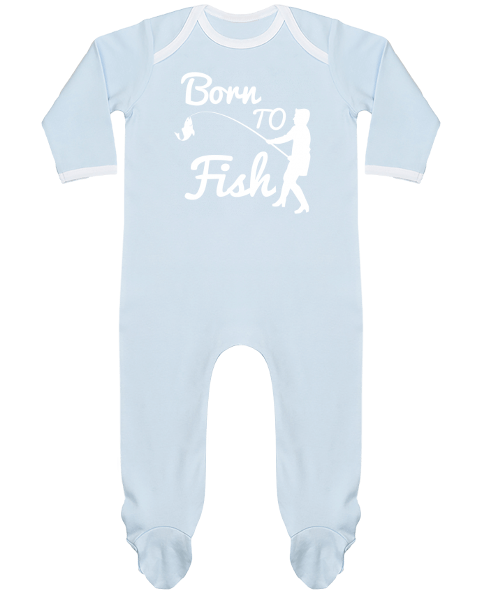 Body Pyjama Bébé Born to fish par Original t-shirt