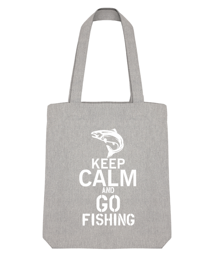 Tote Bag Stanley Stella Keep calm fishing by Original t-shirt 