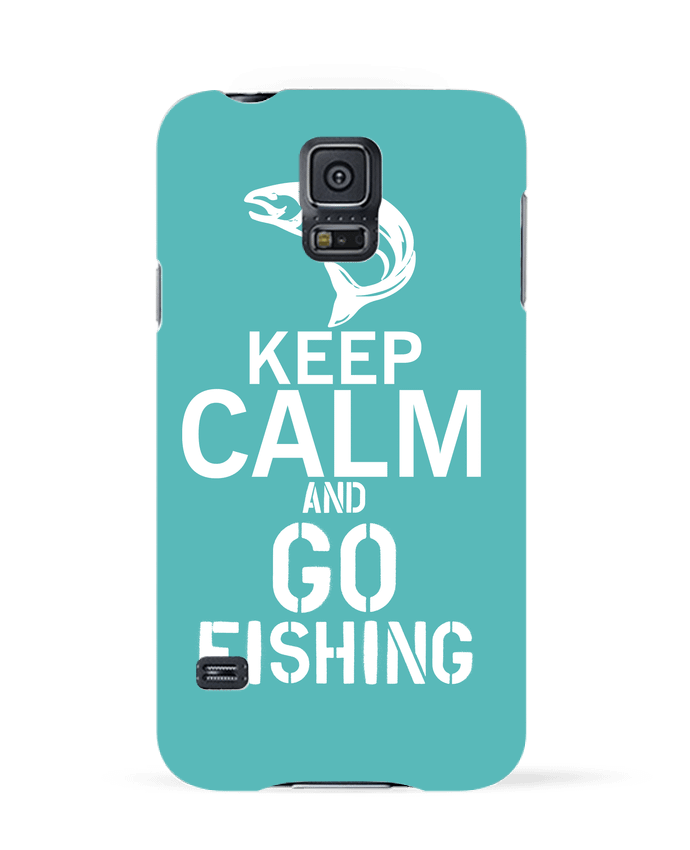 Coque Samsung Galaxy S5 Keep calm fishing par Original t-shirt