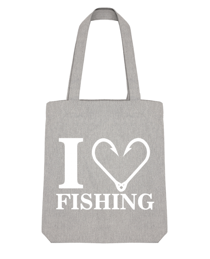 Tote Bag Stanley Stella I love fishing by Original t-shirt 