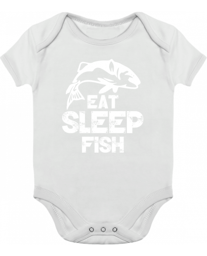 Body bébé manches contrastées Fish lifestyle par Original t-shirt