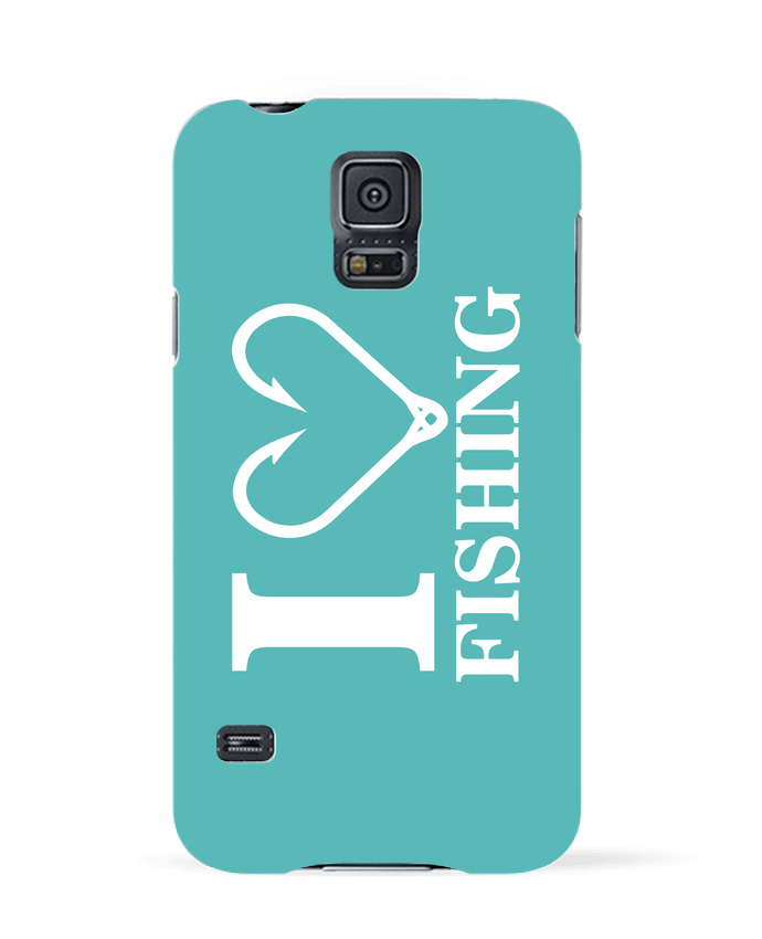 Case 3D Samsung Galaxy S5 I love fishing by Original t-shirt