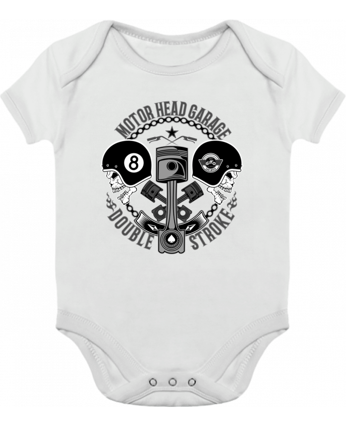 Baby Body Contrast Motor Head Biker by Original t-shirt