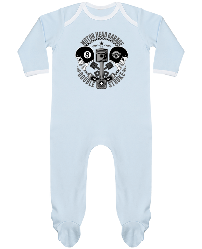 Body Pyjama Bébé Motor Head Biker par Original t-shirt