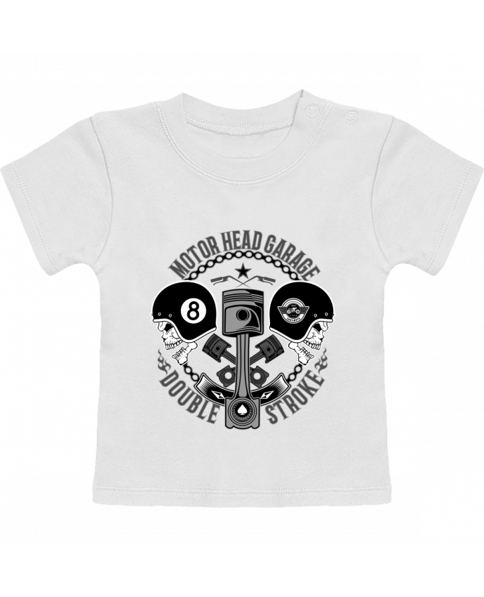 T-Shirt Baby Short Sleeve Motor Head Biker manches courtes du designer Original t-shirt