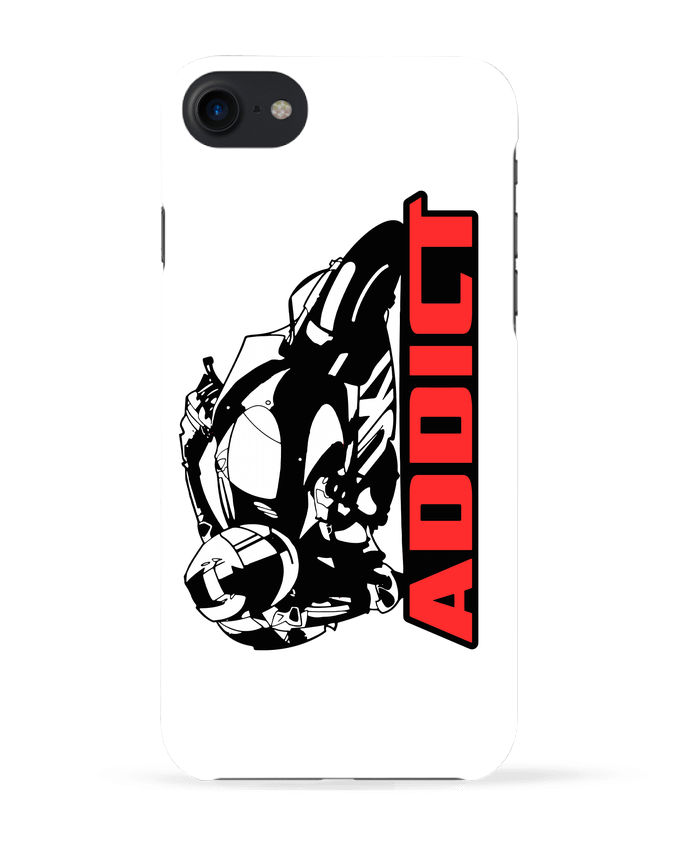 COQUE 3D Iphone 7 Moto addict de Original t-shirt