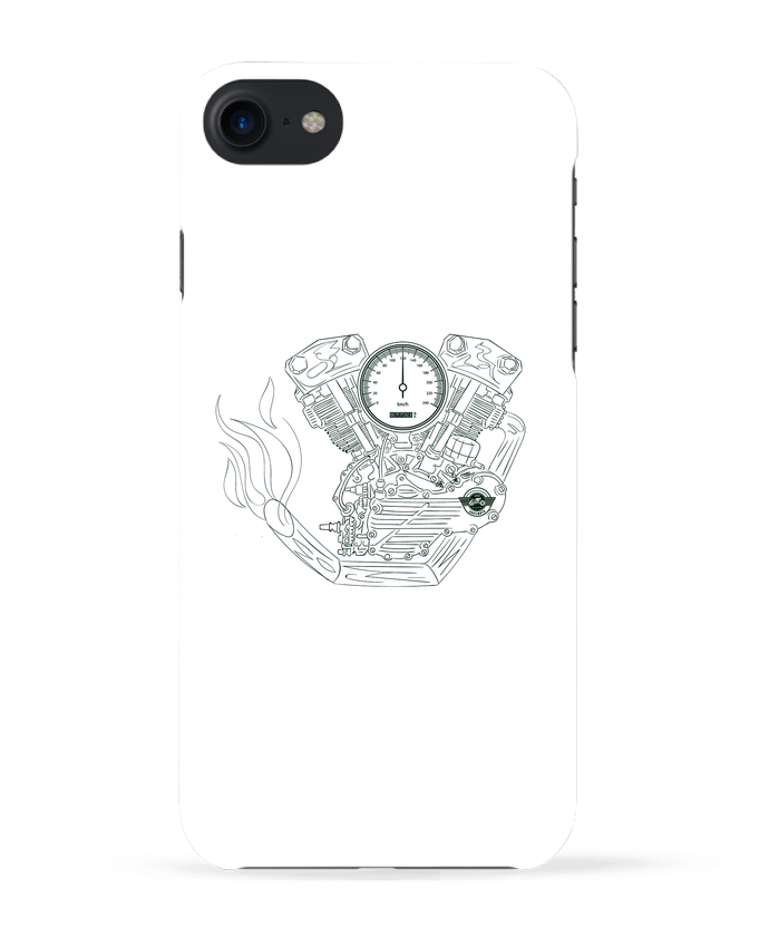 COQUE 3D Iphone 7 Moto Engine de Original t-shirt