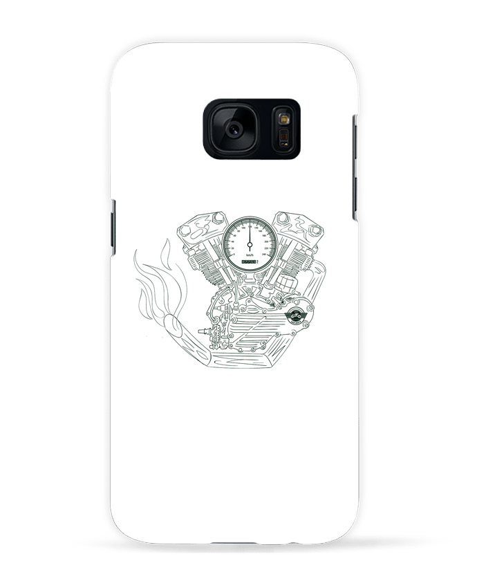 Carcasa Samsung Galaxy S7 Moto Engine por Original t-shirt