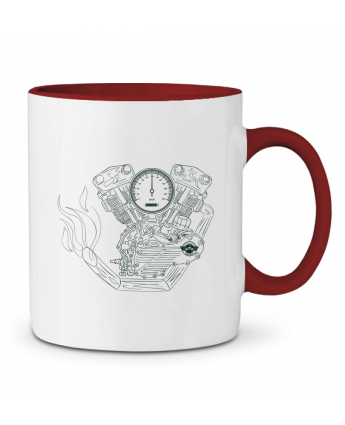 Mug bicolore Moto Engine Original t-shirt