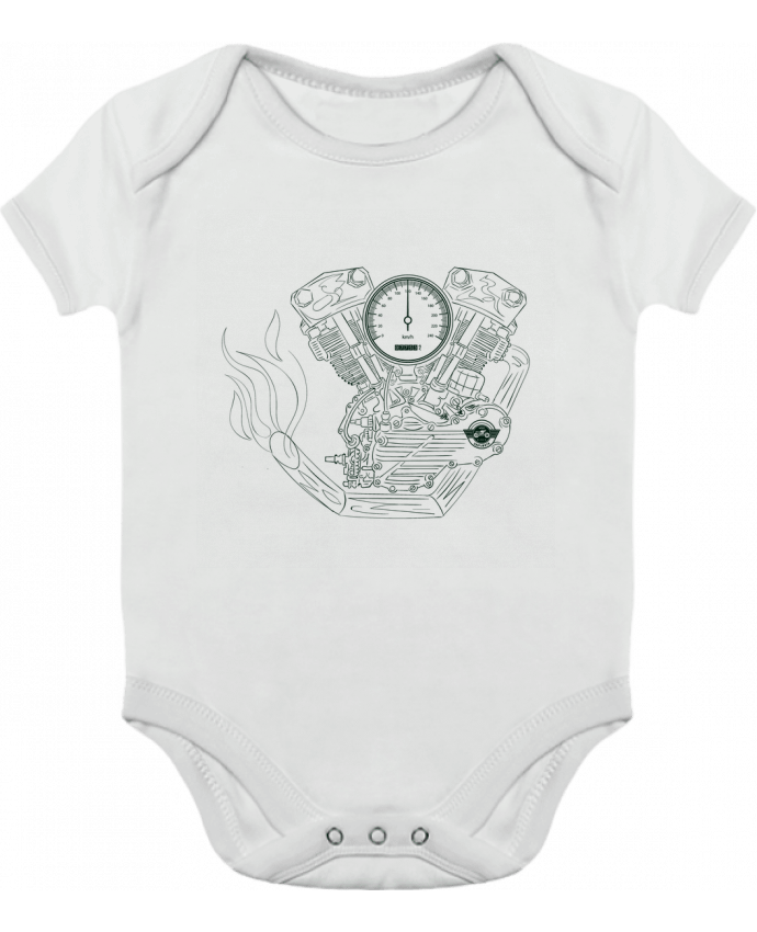 Baby Body Contrast Moto Engine by Original t-shirt