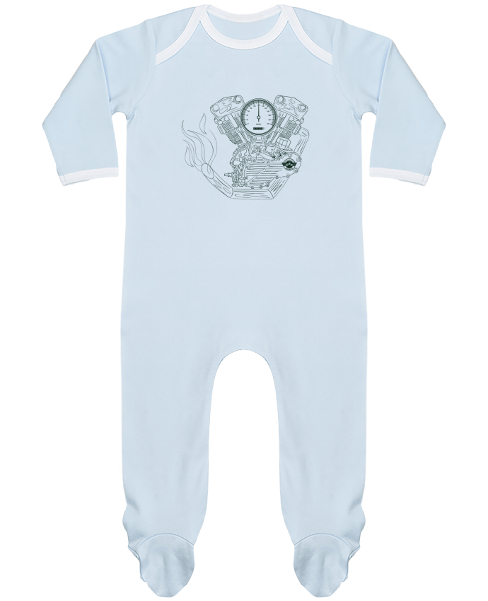 Body Pyjama Bébé Moto Engine par Original t-shirt