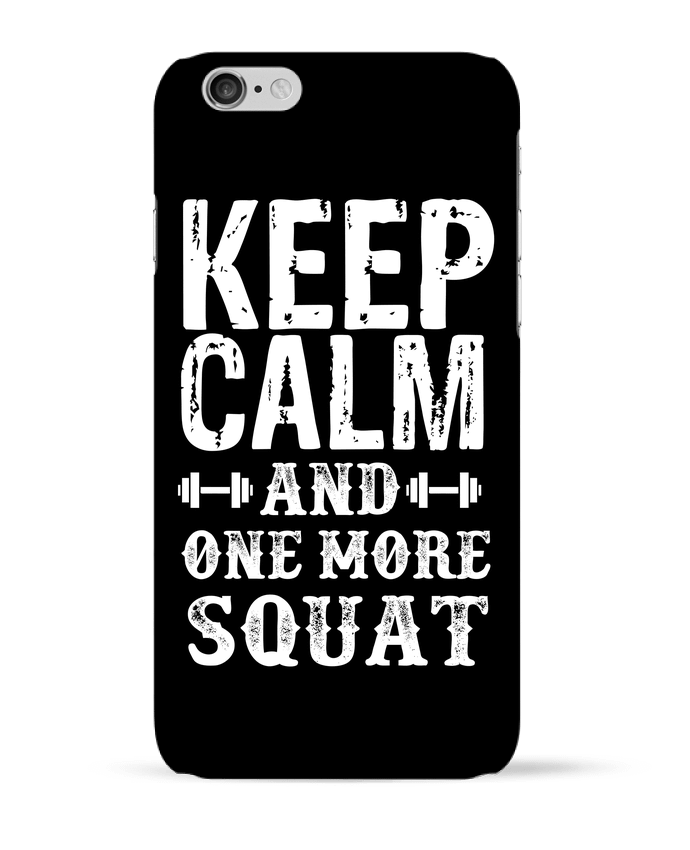 Carcasa  Iphone 6 Keep calm and one more squat por Original t-shirt